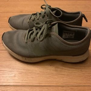 Olive green Nike shoes